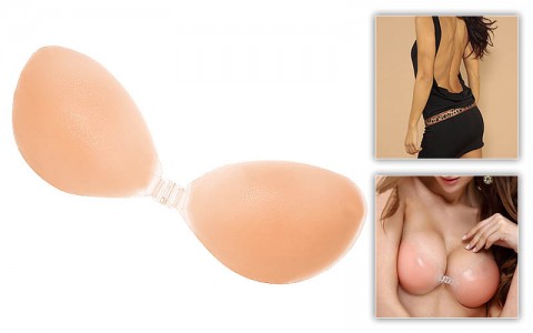 ΑΟΡΑΤΟ ΣΟΥΤΙΕΝ ΣΙΛΙΚΟΝΗΣ UNBRA SILICONE STRAPLESS BRA