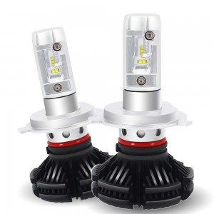 ΦΩΤΑ ΑΥΤΟΚΙΝΗΤΟΥ LED COB 360ᵒ Η4 14400LM (2X7200) & 60W (2X30) ΜΕ ΦΙΛΜ ΧΡΏΜΑΤΟΣ 3000K, 6500K, 8000K CAN BUS  F3-H4