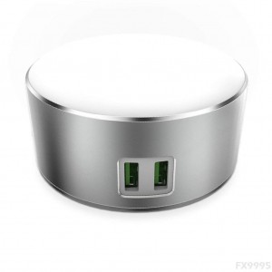 ΛΑΜΠΑ ΑΦΗΣ ΙΣΧΥΟΣ LED ΜΕ 2 ΘΥΡΕΣ USB LDNIO - A2208 