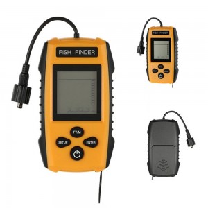 ΑΝΙΧΝΕΥΤΗΣ ΨΑΡΙΩΝ ΜΕ ΟΘΟΝΗ LCD TN / ANTI-UV ΚΑΙ ΚΑΛΩΔΙΟ - PORTABLE FISH FINDER