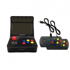 ΦΟΡΗΤΗ RΕΤRΟ ARCADE ΚΟΝΣΟΛΑ ΜΕ 3000 ΠΑΙΧΝΙΔΙΑ 4.3″ TFT 64BIT ΣΕ ΜΑΥΡΟ ΧΡΩΜΑ - GOOLSKY A8
