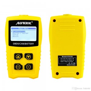 ΔΙΑΓΝΩΣΤΙΚΟ ΜΠΑΤΑΡΙΑΣ  ΑΥΤΟΚΙΝΗΤΟΥ  AUTOOL OBDII CAN SCANNER ΑΝΑΓΝΩΣΤΗΣ ΚΩΔΙΚΑ 12V TESTER ΜΠΑΤΑΡΙΑΣ -  CS330 