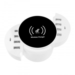 ΈΞΥΠΝΟΣ ΦΟΡΤΙΣΤΗΣ ΜΕΓΑΛΗΣ ΤΑΣΗΣ ME 8 ΘΥΡΕΣ USB&TYPE-C  5V / 8A / 40W 8 -   CD-A16W