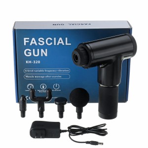 ΣΥΣΚΕΥΗ ΜΑΣΑΖ MUSCLE MASSAGER FASCIAL GUN ΣΕ ΑΣΗΜΕΝΙΟ ΧΡΩΜΑ - KH-320