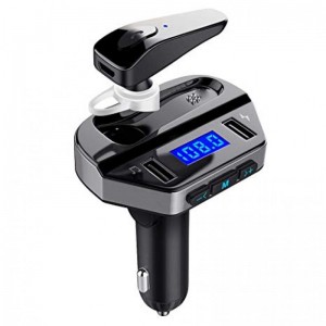 BLUETOOTH ΦΟΡΤΙΣΤΗΣ ΑΥΤΟΚΙΝΗΤΟΥ BLUETOOTH HANDS FREE CAR KIT FM  - V6