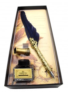 ΠΕΝΑ ΚΑΛΛΙΓΡΑΦΙΑΣ ΜΕ ΜΠΛΕ ΦΤΕΡΟ LC568 - CLASSIC DIPPING PEN WITH BLUE FEATHER