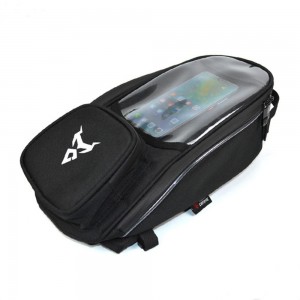 ΥΠΕΡΑΝΘΕΚΤΙΚΗ ΑΔΙΑΒΡΟΧΗ ΤΣΑΝΤΑ  ΜΗΧΑΝΗΣ ΣΕ ΓΚΡΙ ΧΡΩΜΑ  -TANK BAG- MOTOCENTRIC 0109