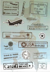 ΣΕΤ ΜΕ ΑΥΤΟΚΟΛΛΗΤΑ 15 ΤΕΜ CUSTOMS AT1567