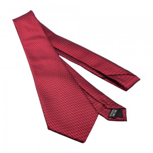 ΓΡΑΒΑΤΑ ΜΕ ΣΧΕΔΙΟ ΚΟΥΚΙΔΕΣ ΚΑΙ ΡΟΜΒΟΥΣ ΣΕ ΚΟΚΚΙΝΟ ΧΡΩΜΑ - GK7767