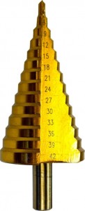 HSS OURISI ΤΡΥΠΑΝΙ ΚΩΝΙΚΟ ΚΛΙΜΑΚΩΤΟ 4-42MM - HSS-142