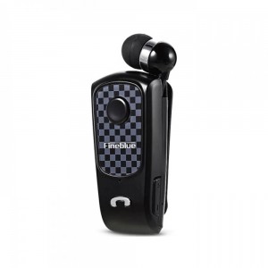 ΑΣΥΡΜΑΤΑ ΑΚΟΥΣΤΙΚΑ BLUETOOTH CLIP ON ΣΕ ΜΑΥΡΟ ΧΡΩΜΑ FINEBLUE -  F-PLUS
