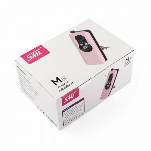 ΦΟΡΗΤΟΣ ΤΡΟΧΟΣ ΜΑΝΙΚΙΟΥΡ ΠΕΝΤΙΚΙΟΥΡ PORTABLE NAIL POLISHER ΣΕ ΡΟΖ ΧΡΩΜΑ SML - M6