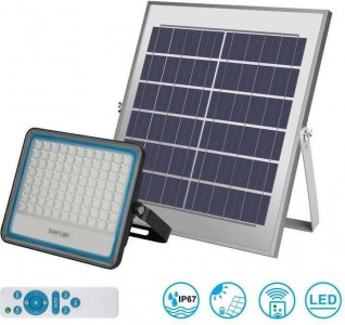 ΗΛΙΑΚΟΣ ΠΡΟΒΟΛΕΑΣ LED 70W ΑΔΙΑΒΡΟΧΟΣ ΜΕ ΤΗΛΕΚΟΝΤΡΟΛ - FB-5870