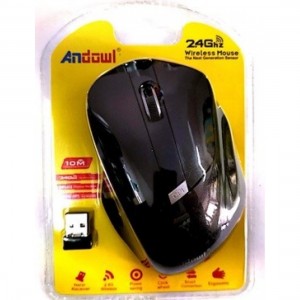 ΑΣΥΡΜΑΤΟ ΠΟΝΤΙΚΙ OPTICAL WIRELESS MOUSE 2.4GHZ BLACK ANDOWL -  AN-216