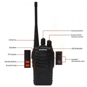 ΣΕΤ BAOFENG ΔΥΟ ΤΕΜ ΦΟΡΗΤΟΙ ΠΟΜΠΟΔΕΚΤΕΣ UHF - BF-888S