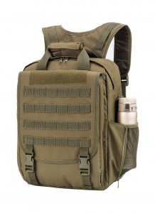 ΑΔΙΑΒΡΟΧΟ HEAVY DUTY ΣΑΚΙΔΙΟ ΠΛΑΤΗΣ LAPTOP MOLLE ΠΡΑΣΣΙΝΟ B07 
