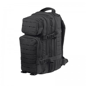 ΣΑΚΙΔΙΟ ΠΛΑΤΗΣ ΣΤΡAΤΙΩΤΙΚΟ LASER CUT  MOLLE 25L ΣΕ ΜΑΥΡΟ ΧΡΩΜΑ - 253214