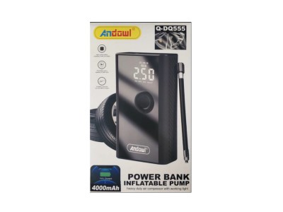 4000MAH 2IN1 POWERBANK ΚΑΙ ΚΟΜΠΡΕΣΣΕΡ ANDOWL Q-DQ555 