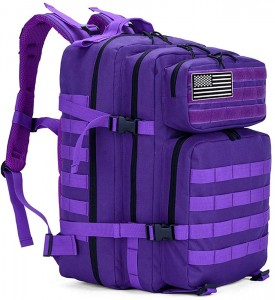 ΑΔΙΑΒΡΟΧΟ HEAVY DUTY ΣΑΚΙΔΙΟ ΠΛΑΤΗΣ LAPTOP 16 ΙΝΤΣΕΣ MOLLE 50L TACTICAL BACKPACK ΜΟΒ H39W