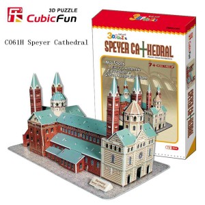 3D PUZZLE CUBICFUN SPEYER CATHEDRAL ΜΕ 72 ΚΟΜΜΆΤΙΑ C061H  