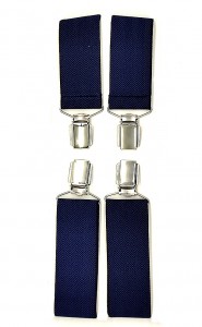 ΤΙΡAΝΤΕΣ ΜΟΝOΧΡΩΜΕΣ NAVY ΜΠΛΕ 3.5CM  ΤΡ1