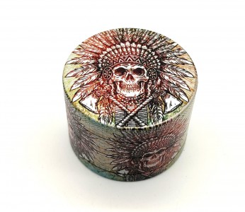 GRINDER INDIAN - ΜΕΤΑΛΛΙΚΟΣ ΤΡΙΦΤΗΣ ΚΑΠΝΟΥ 3 ΕΠΙΠΕΔΩΝ ΜΕ ΣΙΤΑ ΚΑΙ ΔΙΑΜΕΤΡΟ 50ΜΜ GR4469