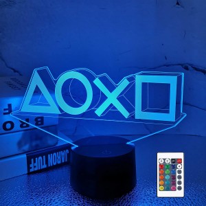 ΦΩΤΙΣΤΙΚΟ LED ΣΧΕΔΙΟ PLAYSTATION ΜΕ ΤΡΙΣΔΙΑΣΤΑΤΟ ΕΦΕ ΠΟΥ ΑΛΑΖΕΙ 7 ΧΡΩΜΑΤΑ - 3DΝ223