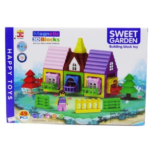 ΜΑΓΝΗΤΙΚΆ ΤΟΥΒΛΆΚΙΑ ΚΑΤΑΣΚΕΥΏΝ 3D SWEET GARDEN 49 ΤΕΜΆΧΙΑ AQ-761