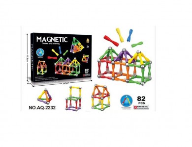 ΠΑΙΧΝΙΔΙ ΜΑΓΝΗΤΙΚΗ ΚΑΤΑΣΚΕΥΗ 82 ΚΟΜΜΑΤΙΑ - MAGNETIC 2232