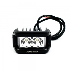 ΠΡΟΒΟΛΑΚΙ ΑΛΟΥΜΙΝΙΟΥ MOTOWOLF LED 25W 6500K 12-80V