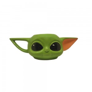 ΚΟΥΠΑ  STAR WARS THE MANDALORIAN THE CHILD SHAPED  ΚΕΡΑΜΙΚΗ ΠΡΑΣΙΝΗ 350ML - CERAMIC 3D MUG