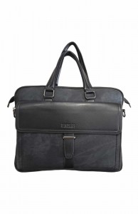 ΕΠΑΓΓΕΛΜΑΤΙΚΗ ΤΣΑΝΤΑ LAPTOP 15,6 ΙΝΤΣΩΝ ΑΠΟ ΔΕΡΜΑΤΙΝΗ ΧΕΙΡΟΣ ΩΜΟΥ ΣΕ ΜΑΥΡΟ ΧΡΩΜΑ 78950 