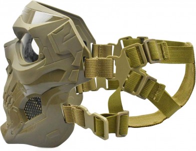 Μάσκα airsoft Skull Messenger Σε Χρώμα Πράσινο MA-110-OD 01228