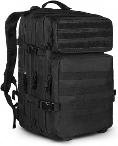 XL HEAVY DUTY ΑΔΙΑΒΡΟΧΟ ΣΑΚIΔΙΟ ΠΛΑΤΗΣ 50 LITERS TACTICAL MOLLE ΜΑΥΡΟ KYS226 Yshdavzhe