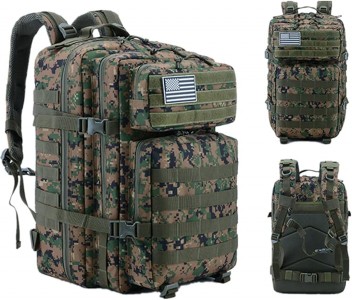 MOLLE ΨΥΦΙΑΚΗ ΖΟΥΓΚΛΑ  XL HEAVY DUTY ΑΔΙΑΒΡΟΧΟ ΣΑΚIΔΙΟ ΠΛΑΤΗΣ 50 LITERS TACTICAL  KESHOP KYS231