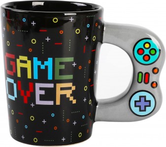 Φλιτζάνι καφέ Game Over: Ένα μοναδικό και διασκεδαστικό δώρο για τους λάτρεις των βιντεοπαιχνιδιών 400ml 238