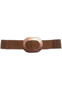 ΚΑΜΕΛΟ 60s ελαστική ζώνη suede Τon sur Τon camel