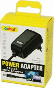 Andowl Universal Τροφοδοτικό 12V 2A (Q-DC12)