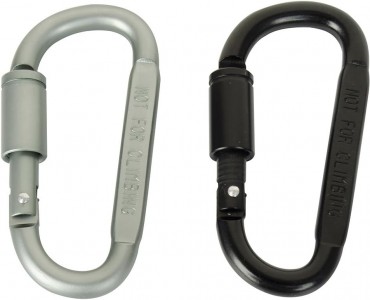 ΜΠΡΕΛΟΚ ΓΑΝΤΖΟΣ 7.5ΕΚ ΜΕΤΑΛΛΙΚΟΣ  Carabiner ΠΟΥ ΚΛΕΙΔΩΝΕΙ Utility Series 17610-PK 