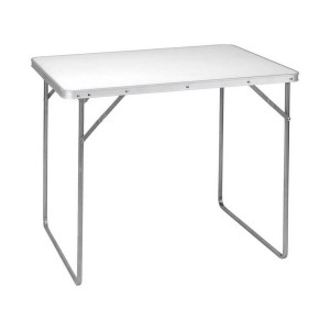 Τραπέζι Μεταλλικό για Camping Πτυσσόμενο 80x60x69cm Λευκό 037