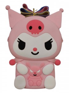 ΤΣΑΝΤΑ ΣΙΛΙΚΟΝΗΣ 3D SANRIO MY MELODY KUROMI ΣΕ ΡΟΖ ΧΡΩΜΑ SUPER CUTE CT34