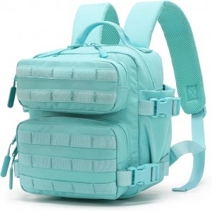 Γαλαζιο Μικρη Τσάντα Πλάτης 25*18*28 cm 9L για Καμπινγκ, Πεζοπορία, Ορειβασία, Γυμναστήριο, Ταξίδια, Αθλητισμό tacticool b34g