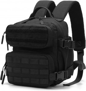 Black Μικρη Τσάντα Πλάτης 25*18*28 cm 9L για Καμπινγκ, Πεζοπορία, Ορειβασία, Γυμναστήριο, Ταξίδια, Αθλητισμό tacticool b34c