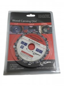 Ξυλογλυπτικός Δίσκος 115x22,23mm Γωνιακός ΤΡΟΧΟΣ δίσκος Οδοντωτός δίσκος αλυσοπρίονο για κόψιμο ξύλο, πλαστικό, πάγο και σκληρό καουτσούκ KAER 0420