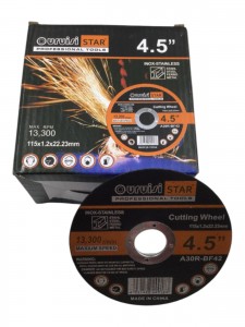 Uruisi Star Inox Δίσκος Kοπής 4.5 INCH 115mm MAX 13300 RPM A30R-BF42 KAER 0436