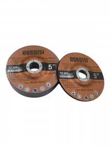 ΣΕΤ 10 ΤΕΜ Uruisi Star Δίσκος Λείανσης 5 INCHES 125mm MAX 12200 RPM A24R-BF27 KAER 0437Α