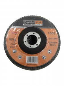Uruisi star Δίσκος Λείανσης 125 ΜΜ 100 GRIT MAX 12200 RPM KAER 0445