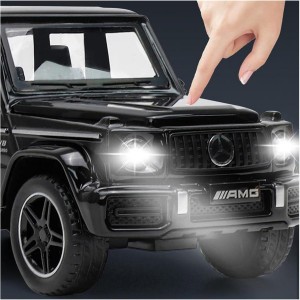 G700 Mercedes 1/32-μέταλλο μοντέλο off-road SUV με ήχο και φως S-983 ΣΕ ΜΑΥΡΟ Η ΑΣΠΡΟ ΧΡΩΜΑ