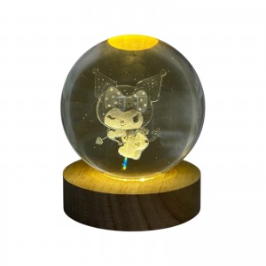 Φωτιστικό Kuromi 3D illusion 10cm 35771