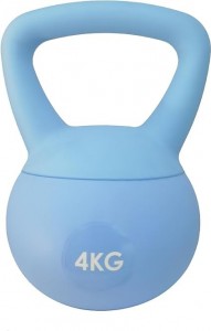 4kg Βαράκι με λαβή Dumbbell-Kettlebel ΜΠΛΕ χρώματος ΜΠΛ-887